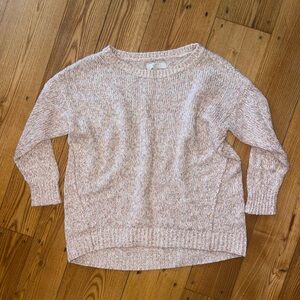Light pink boxy sweater